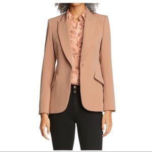 NWT L’Agence Chamberlain Blazer in Tawny Brown